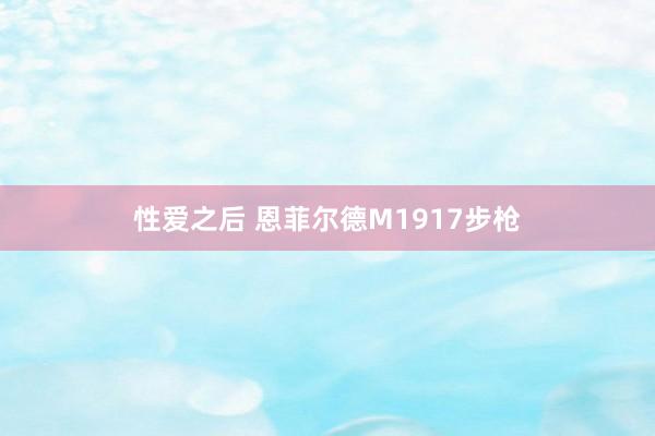 性爱之后 恩菲尔德M1917步枪