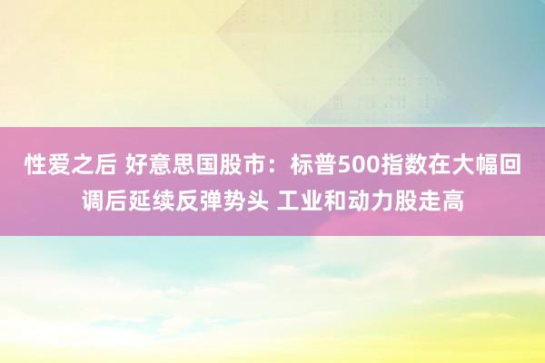 性爱之后 好意思国股市：标普500指数在大幅回调后延续反弹势头 工业和动力股走高