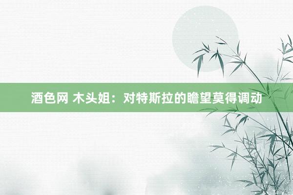 酒色网 木头姐：对特斯拉的瞻望莫得调动
