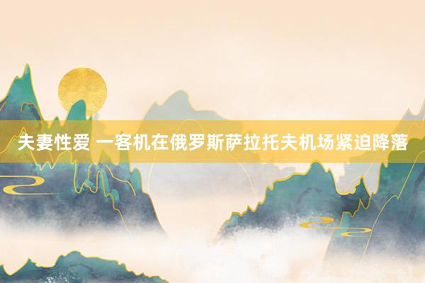 夫妻性爱 一客机在俄罗斯萨拉托夫机场紧迫降落