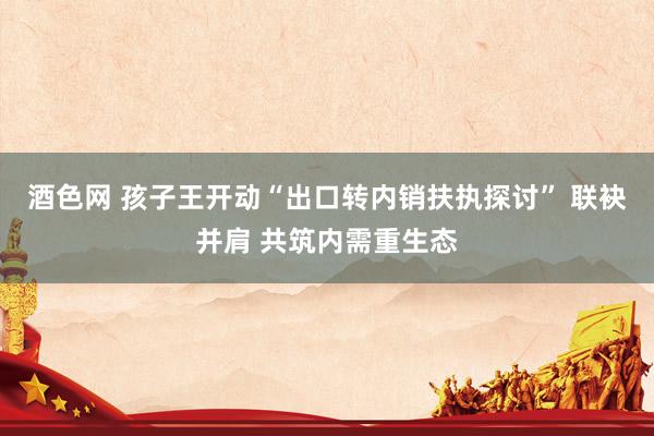 酒色网 孩子王开动“出口转内销扶执探讨” 联袂并肩 共筑内需重生态